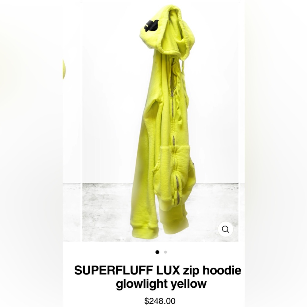 Freecity Superfluff Lux Hoodie - Bright Yellow